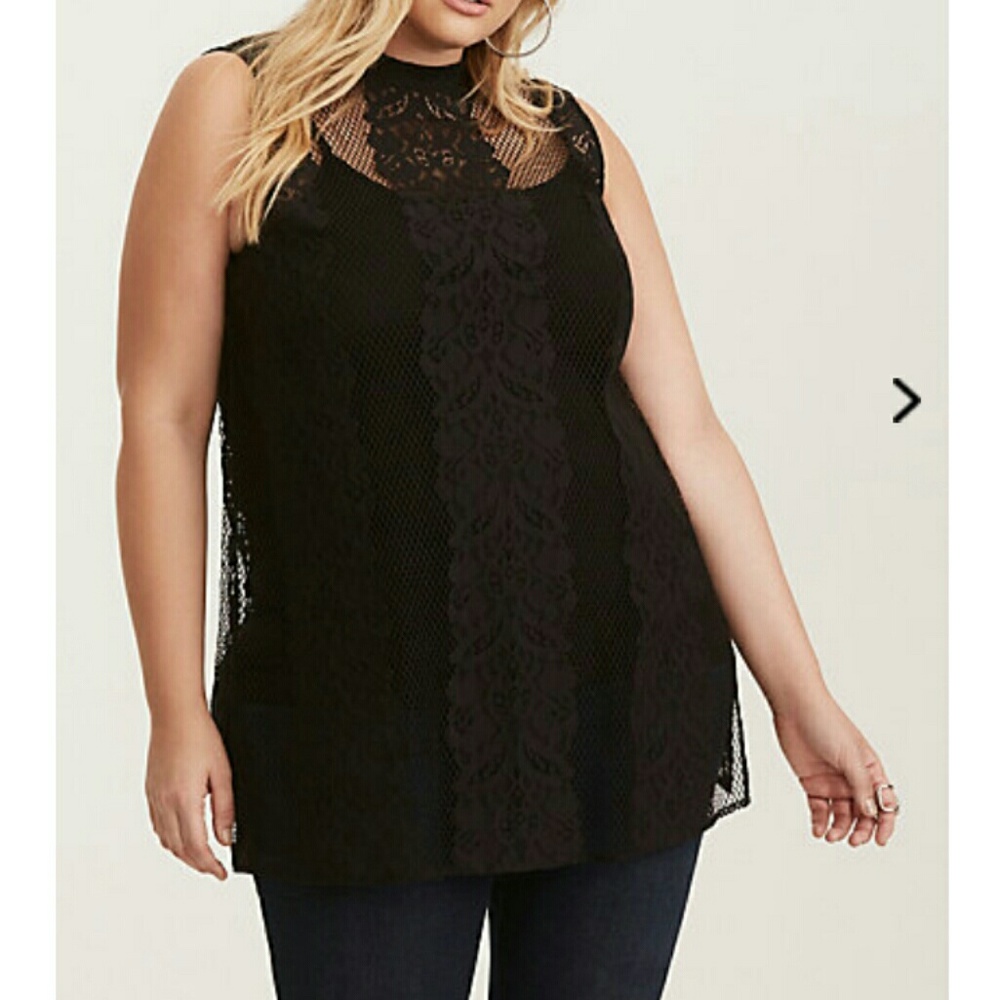 Lace tank top